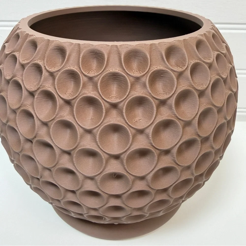 Playful Modern Planter, Bubble Planter Pot, Bubble Texture, Indoor Flower Pot